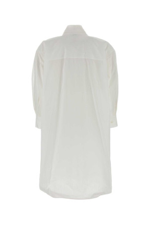 White poplin dress White LOEWE (S540Y09XTU)