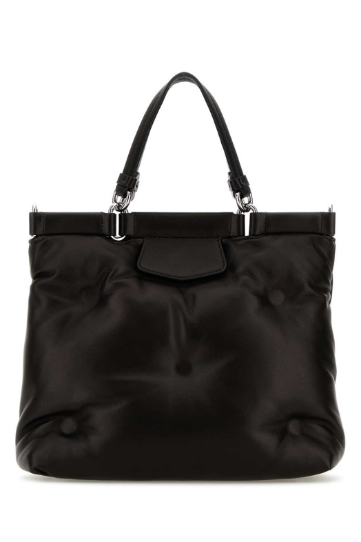 Black leather handbag MAISON MARGIELA (S56WD0133P8840)