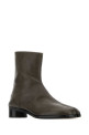 Olive green leather Tabi ankle boots MAISON MARGIELA (S57WU0153PR058)