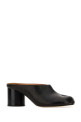 Black leather Tabi mules MAISON MARGIELA (S58WP0302P3753)