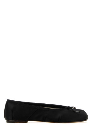 Black satin Tabi ballerinas MAISON MARGIELA (S58WZ0155P7551)