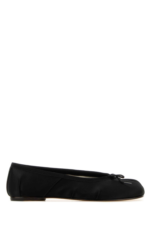 Black satin Tabi ballerinas MAISON MARGIELA (S58WZ0155P7551)