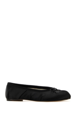Black satin Tabi ballerinas MAISON MARGIELA (S58WZ0155P7551)