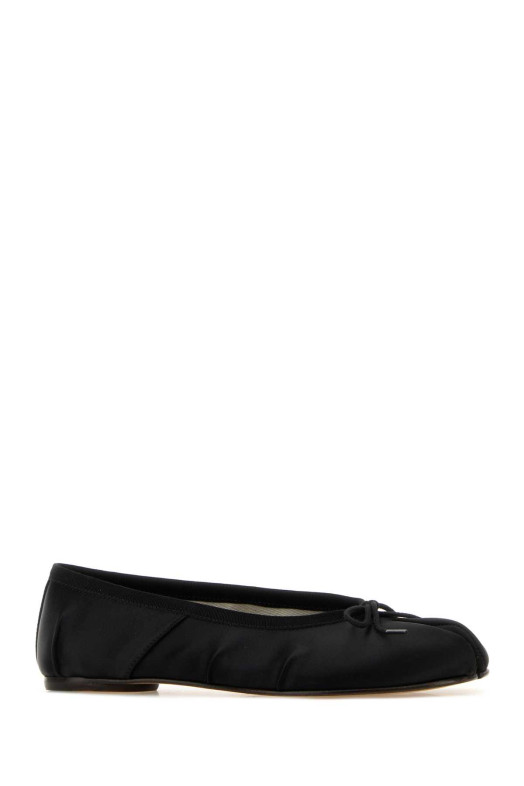 Black satin Tabi ballerinas MAISON MARGIELA (S58WZ0155P7551)