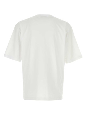 White cotton oversize t-shirt White DSQUARED (S71GD1653D20033)