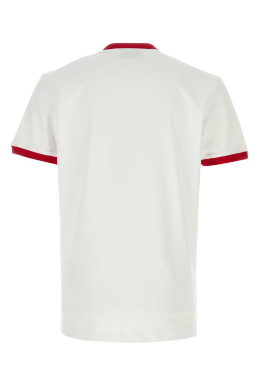 White cotton t-shirt DSQUARED (S71GD1658D20033)