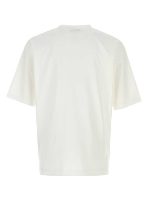 White cotton oversize t-shirt White DSQUARED (S74GD1556D20106)
