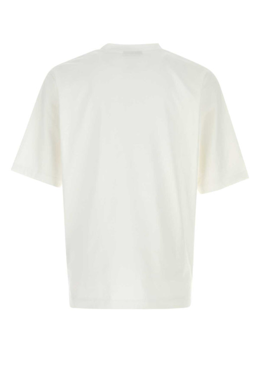 White cotton oversize t-shirt White DSQUARED (S74GD1556D20106)