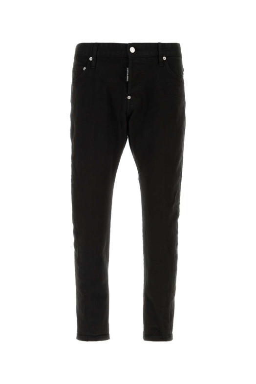 Black stretch denim Slim Twist jeans DSQUARED (S74LB1869S39781)