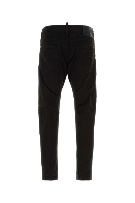 Black stretch denim Slim Twist jeans DSQUARED (S74LB1869S39781)