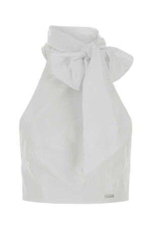 White poplin top White DSQUARED (S75NC1133S36275)