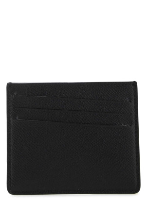 Black leather card holder MAISON MARGIELA (SA1VX0009P4745)