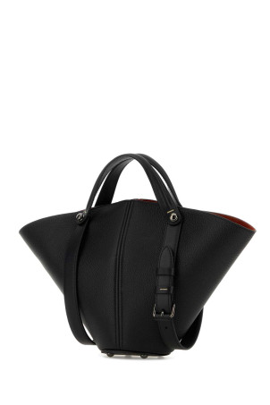 Black leather bucket bag MAISON MARGIELA (SB1WG0093P7268)
