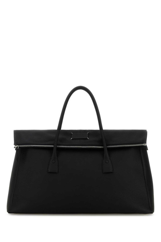 Black leather 5ac travel bag MAISON MARGIELA (SB1WI0003P8836)
