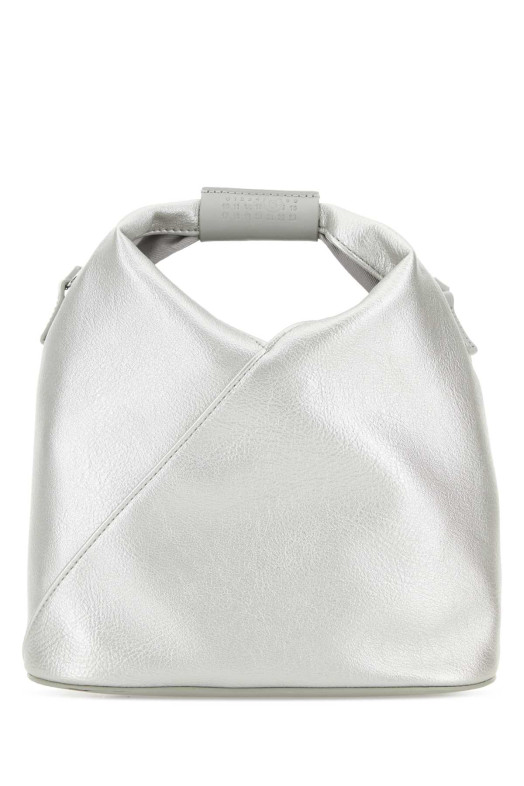 Silver synthetic leather Japanese handbag MM6 MAISON MARGIELA (SB6WD0026P8396)