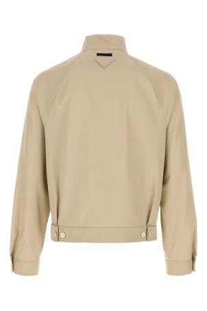 Sand cotton jacket PRADA (SGD086SOOO19AM)