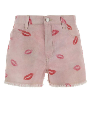 Printed denim Lesia shorts ISABEL MARANT ETOILE (SH0001FFD1H05E)