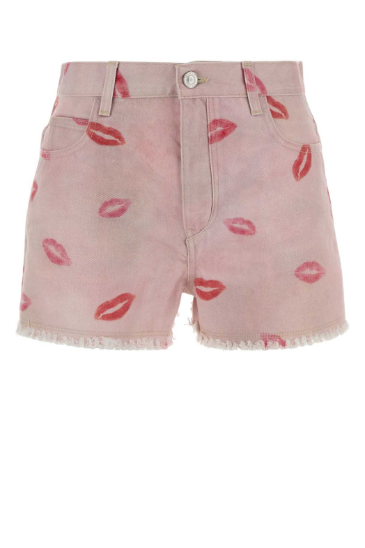 Printed denim Lesia shorts ISABEL MARANT ETOILE (SH0001FFD1H05E)