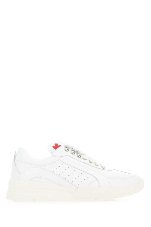 White leather sneakers DSQUARED (SNM027301500001)