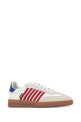 White leather Boxer sneakers DSQUARED (SNM047518907438)