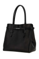Black leather Twin shopping bag DSQUARED (SPW011112900001)