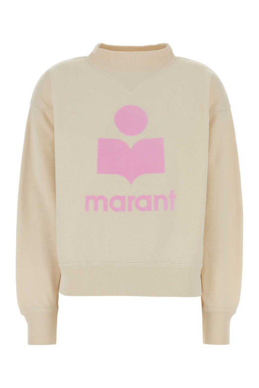 Cream cotton blend Moby sweatshirt ISABEL MARANT ETOILE (SW0003FAD1M04E)