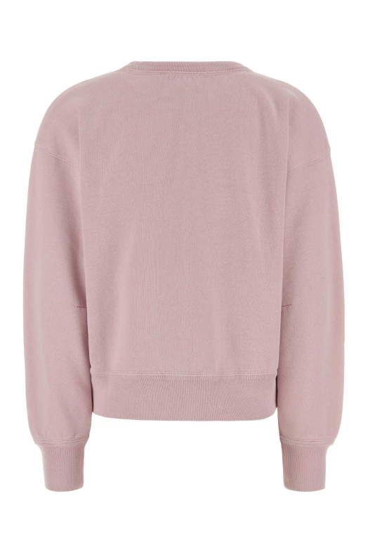 Pastel pink cotton blend Mobyli sweatshirt ISABEL MARANT ETOILE (SW0011FAC1M04E)