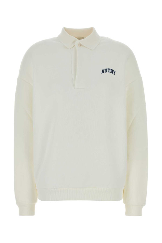 White cotton polo shirt AUTRY (SWPX)