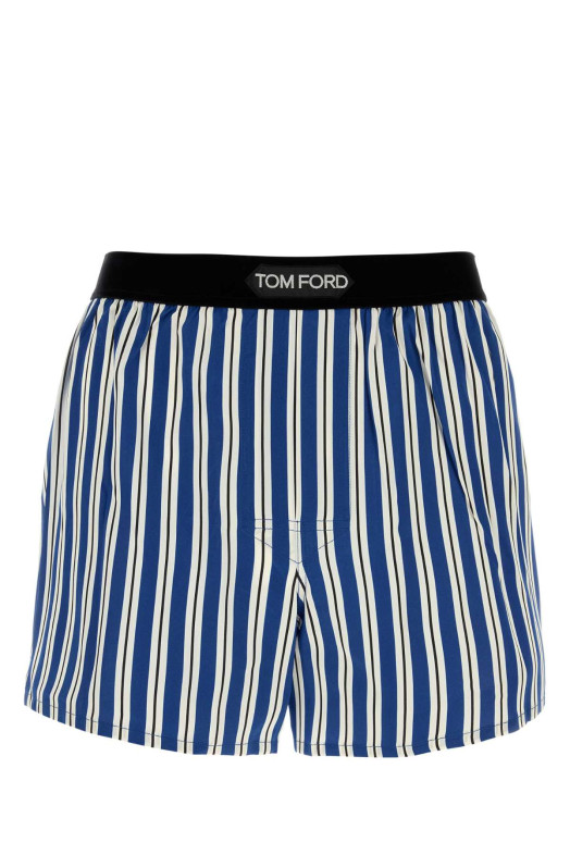 Printed stretch satin boxer TOM FORD (T4LE42180)