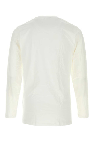 White stretch cotton blend t-shirt White TOM FORD (T4M141410)
