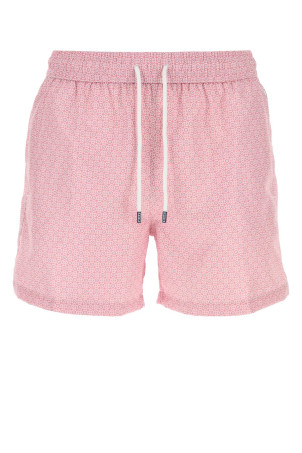 Printed polyester swimming shorts FEDELI (TU00318F204)