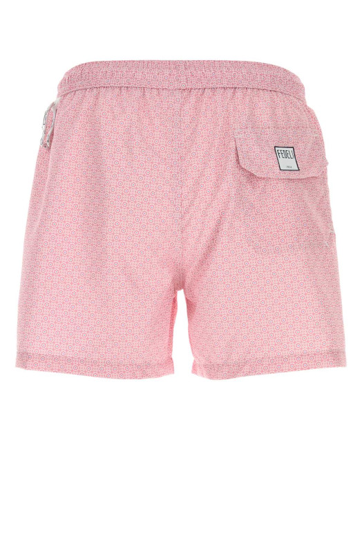 Printed polyester swimming shorts FEDELI (TU00318F204)