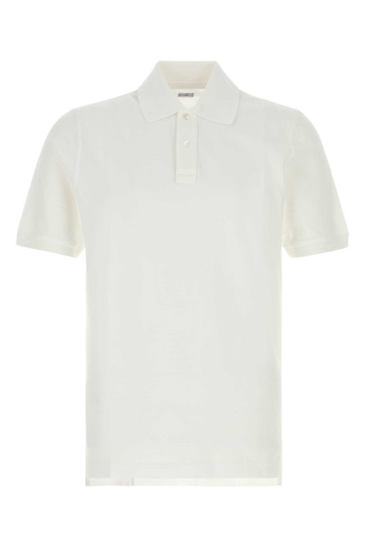 White piquet polo shirt FEDELI (TUD00128)