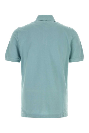 Light-blue piquet polo shirt FEDELI (TUD00128)