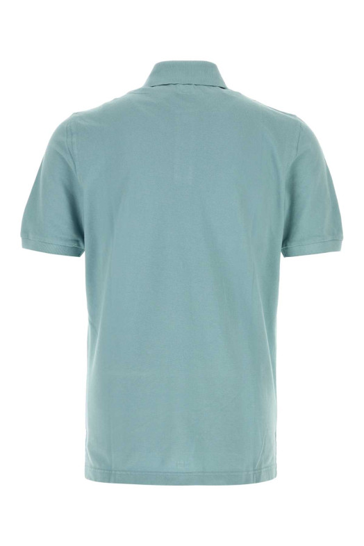 Light-blue piquet polo shirt FEDELI (TUD00128)