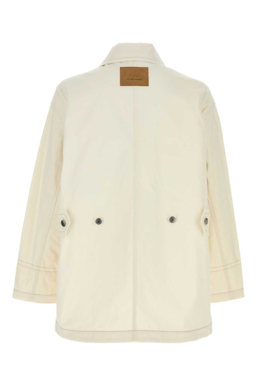 White cotton jacket AMI (UJK880CO0211)
