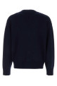 Navy blue wool blend cardigan AMI (UKC380KN0156)