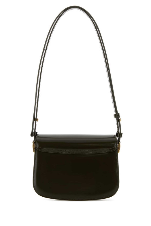 Olive green leather Paris Paris crossbody bag AMI (ULL717AL0139)