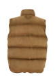 Biscuit suede sleeveless down jacket PRADA (UPT142SOOO18OM)