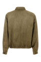 Army green suede jacket PRADA (UPW609SOOO18OM)