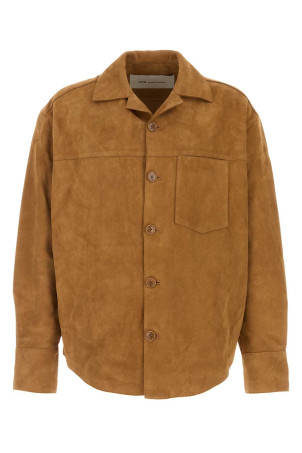 Camel suede oversize shirt AMI (USH826LH0059)