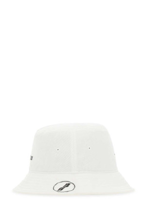 White cotton bucket hat White WE11 DONE (WDAH620079U)