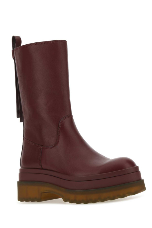 Grape leather boots RED V (WQ2S0G11AKE)