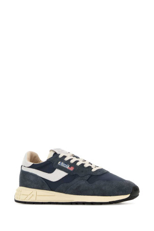 Air Force blue fabric and suede Reelwind sneakers AUTRY (WWLM)