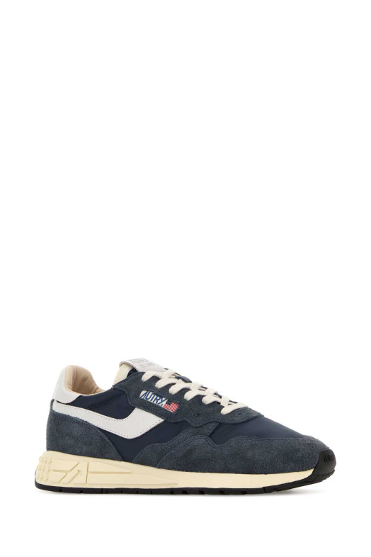Air Force blue fabric and suede Reelwind sneakers AUTRY (WWLM)