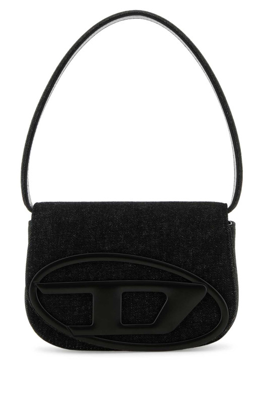 Black denim 1DR shoulder bag DIESEL (X08396P6901)