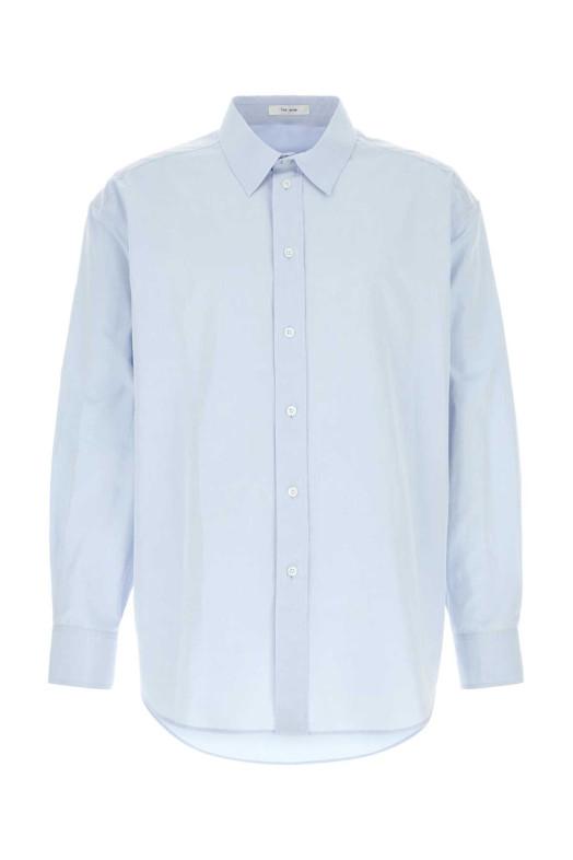 Powder blue poplin Granada shirt THE ROW (1210W4294)
