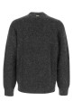 Charcoal stretch alpaca blend sweater Gray SALVATORE FERRAGAMO (122492777966)