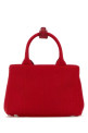 Red canvas mini Prada JardiniÃ¨re handbag PRADA (1BA038VNLM2HF3)