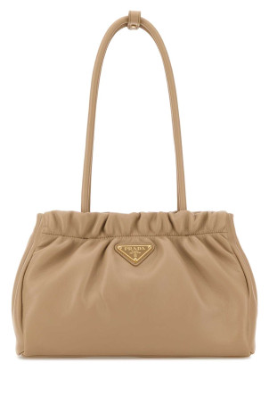 Beige nappa leather shoulder bag PRADA (1BA484VMOO2DX8)